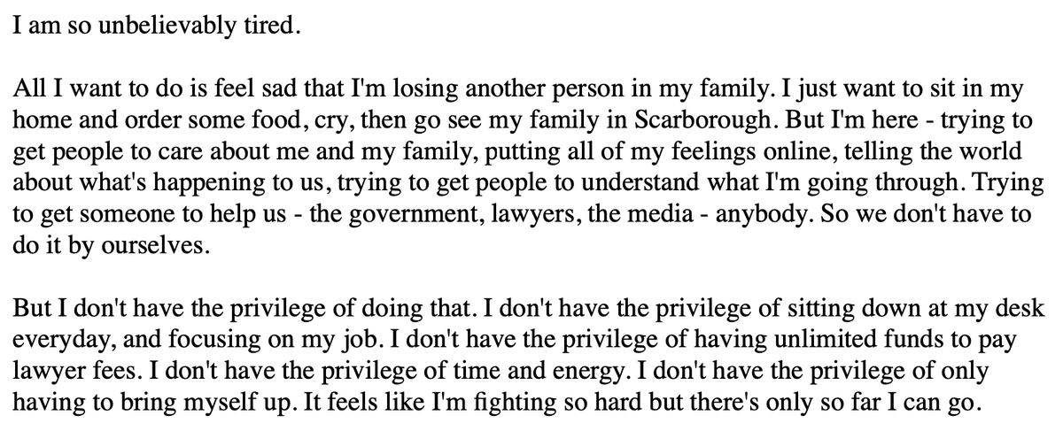 andrealacson_'s tweet photo. I'm at a loss now. The federal court has rejected Carlo's motion to stay in Canada. 

@marcomendicino, please don't let me lose a member of my family. https://t.co/mOSh3w8du3
