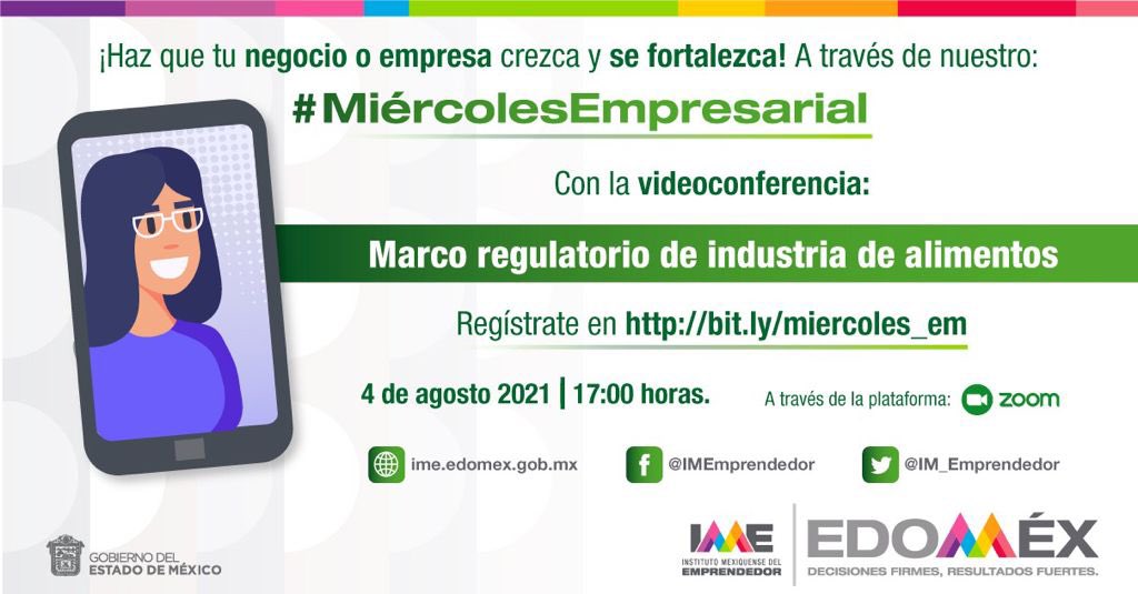 UTFVoficial's tweet photo. #DragonesUTFV, si tienen un negocio de alimentos y quieren implementar mejoras y cumplir con las regulaciones, esto les interesa! Este #miercolesempresarial participa en la videoconferencia organizada por @IM_Emprendedor y @SedecoEdomex  #somosutfv #dragonesutfv #soyutfv https://t.co/oVqROe4wRE