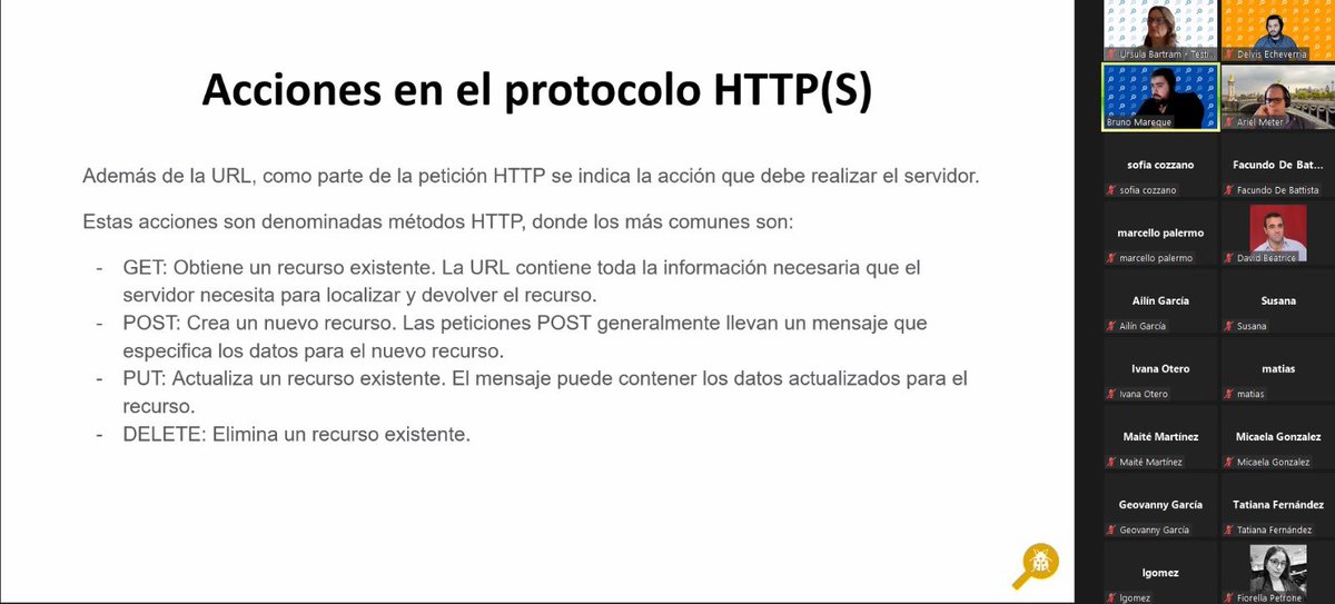 Enseñando sobre JMeter en <a href="/testingUY/">TestingUy</a> junto a Bruno Mareque <a href="/qalified/">QAlified</a> <a href="/sqaadvisory/">SQA Advisory</a> <a href="/BrightestOrg/">Brightest</a> <a href="/SiemensKyle/">Kyle Siemens</a> <a href="/EmilieBrightest/">Emilie</a>