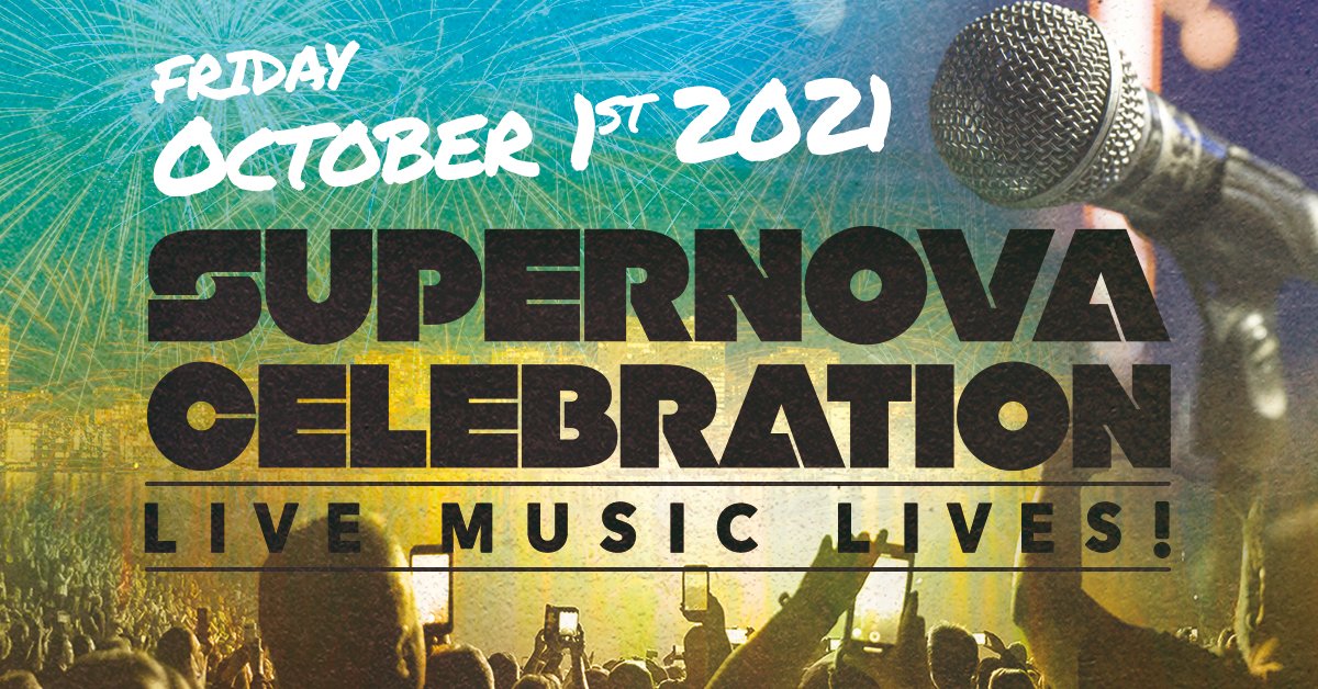 ScotiabankCtr's tweet photo. BREAKING NEWS! Live music returns to the Scotiabank Centre on October 1!

The SuperNova Celebration, headlined by your favourite Nova Scotian artists, will be the biggest event in NS in almost two years. We can’t wait to host!

Tickets go on sale 11 AM Monday via @TicketAtlantic https://t.co/ZW4jFUeRdo