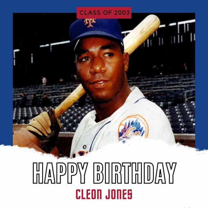 Happy Birthday to Miracle Mets player, Cleon Jones!    