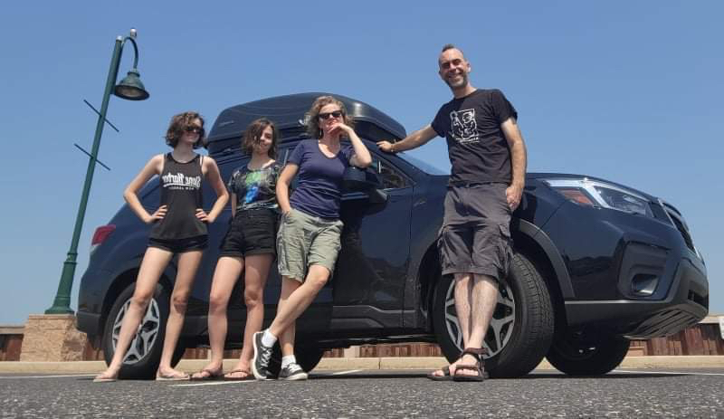 We wish we looked this cool when posing with our vehicles - congrats to this fam on their new ride! #TooCoolForSchool #SUBARU