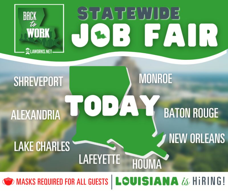 Louisiana Workforce Commission on Twitter "We found you in Baton Rouge! BackToWorkLA…