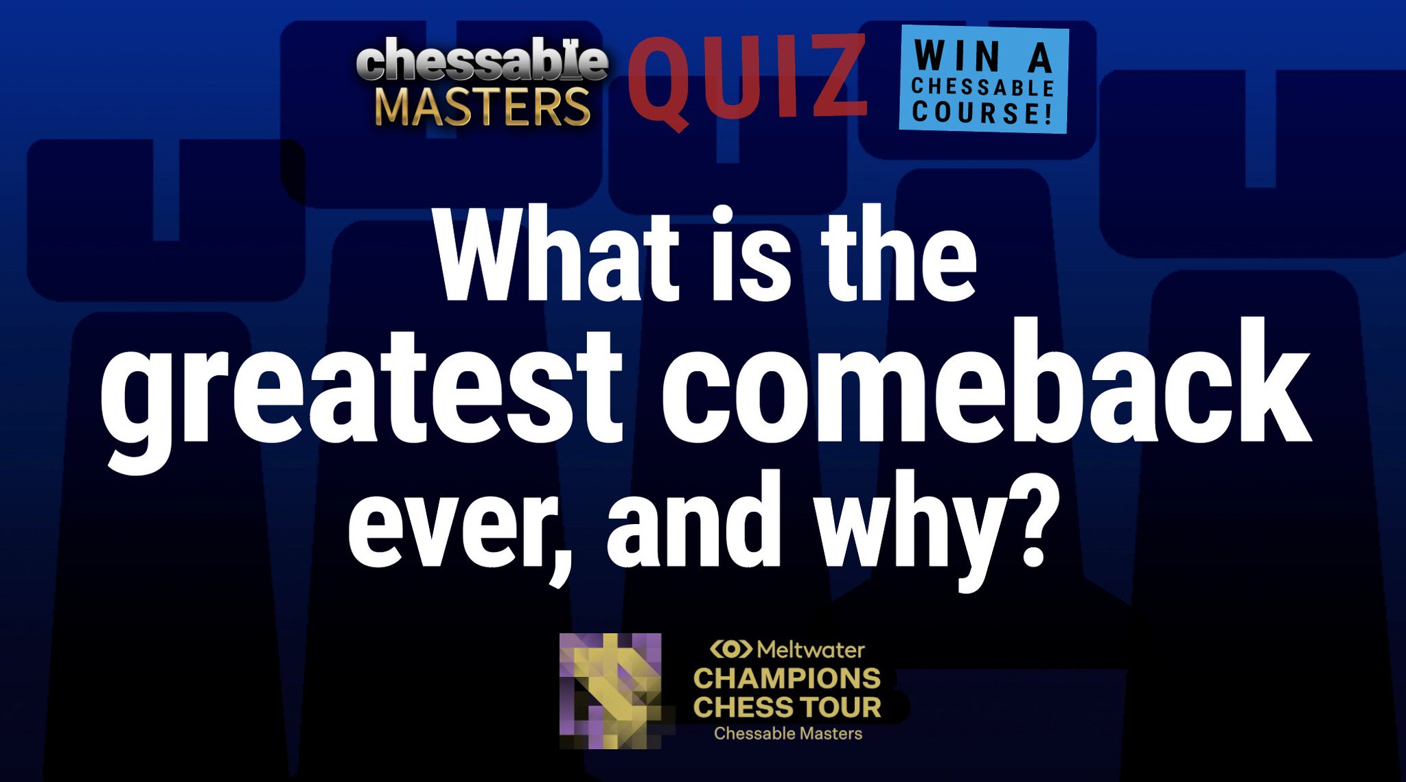 Champions Chess Tour on X: Question of the day: What is your best tip for  anyone trying to improve their chess opening? Tweet us your answer using  #ChessChamps for a chance to