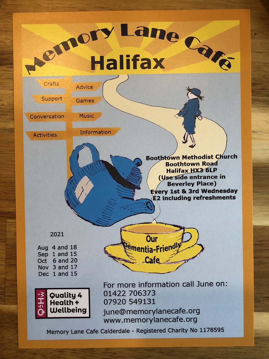 ZainGhani94's tweet image. It was great to see the @MemoryLaneSB cafe in motion again at Boothtown Methodist Church this morning. They offer various activities for anyone who wants to socialise and chat with other people 👏🏼 Get in touch with June or Chris to find out more! ☎️ #DementiaFriendlyCafe