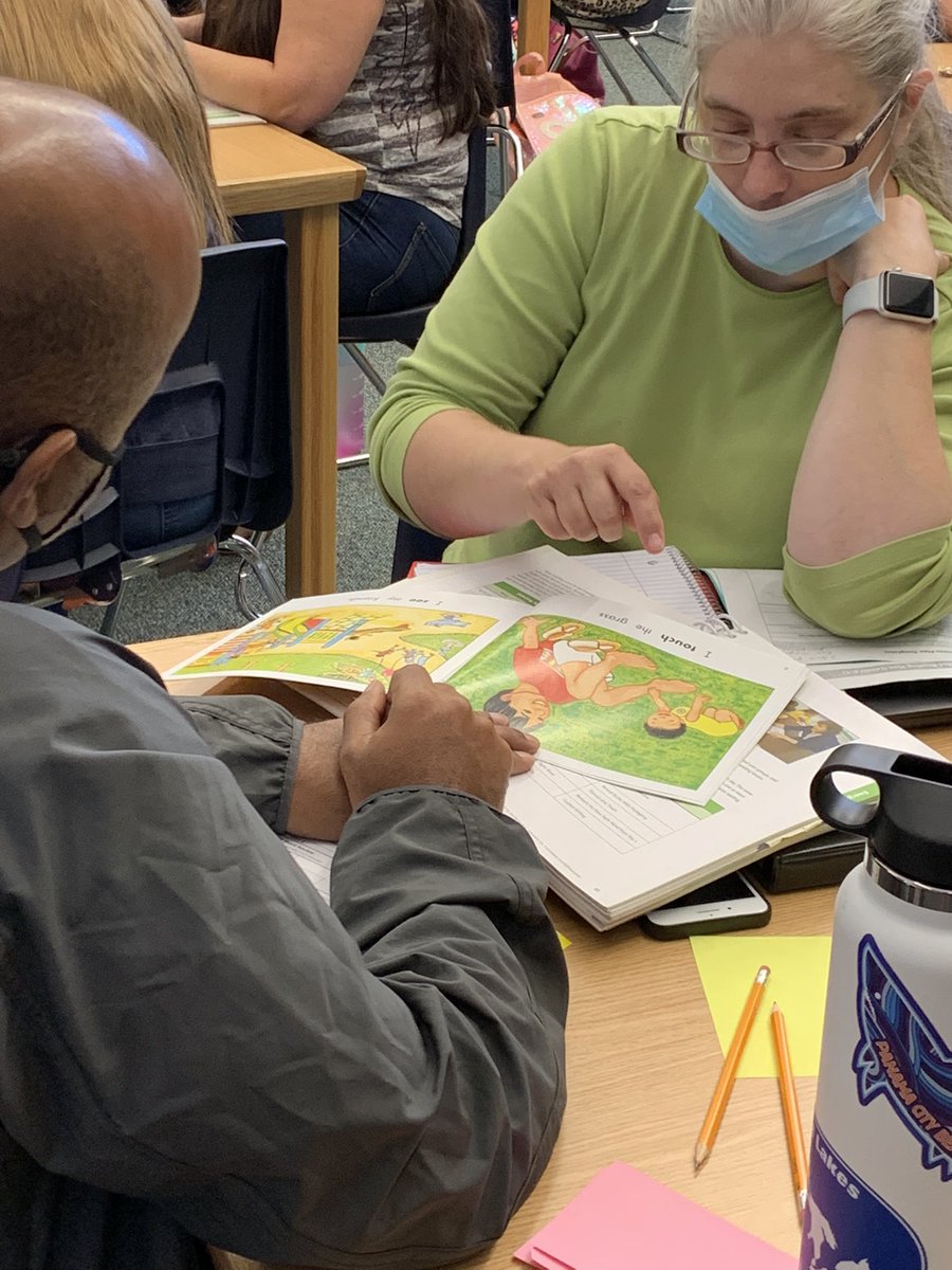 Day 3 of AIS week.  We are back at it, diving deep into guided reading and how it fits into a balanced reading program. Love the work this staff does. #literacymatters. #gatornation @JamieraJohnson <a href="/GreenwoodElemen/">Greenwood Elementary</a> @JCPS