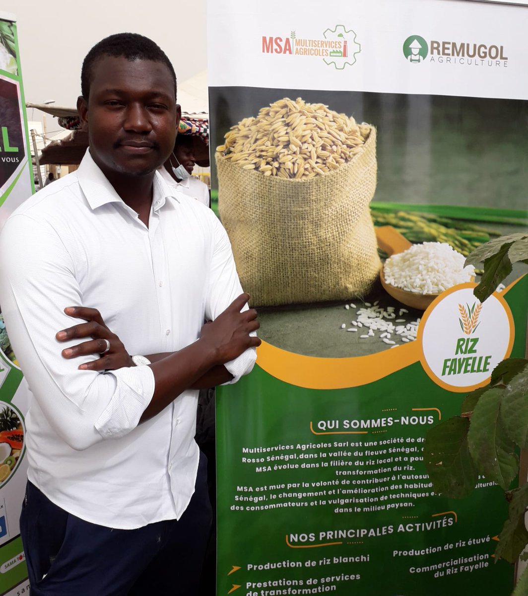 FranceoSenegal's tweet photo. #AgroQuiz 14 - réponse 🍚 : 1, 2 et 3
Parce que le riz étuvé présente toutes ces propriétés et bien d'autres encore, l'entreprise @AgricolesMsa en produit et le commercialise via une application digitale mise au point dans le cadre de @TerangaTech Incub. 
©️📸 : @AgricolesMsa https://t.co/MbltrJyAvr
