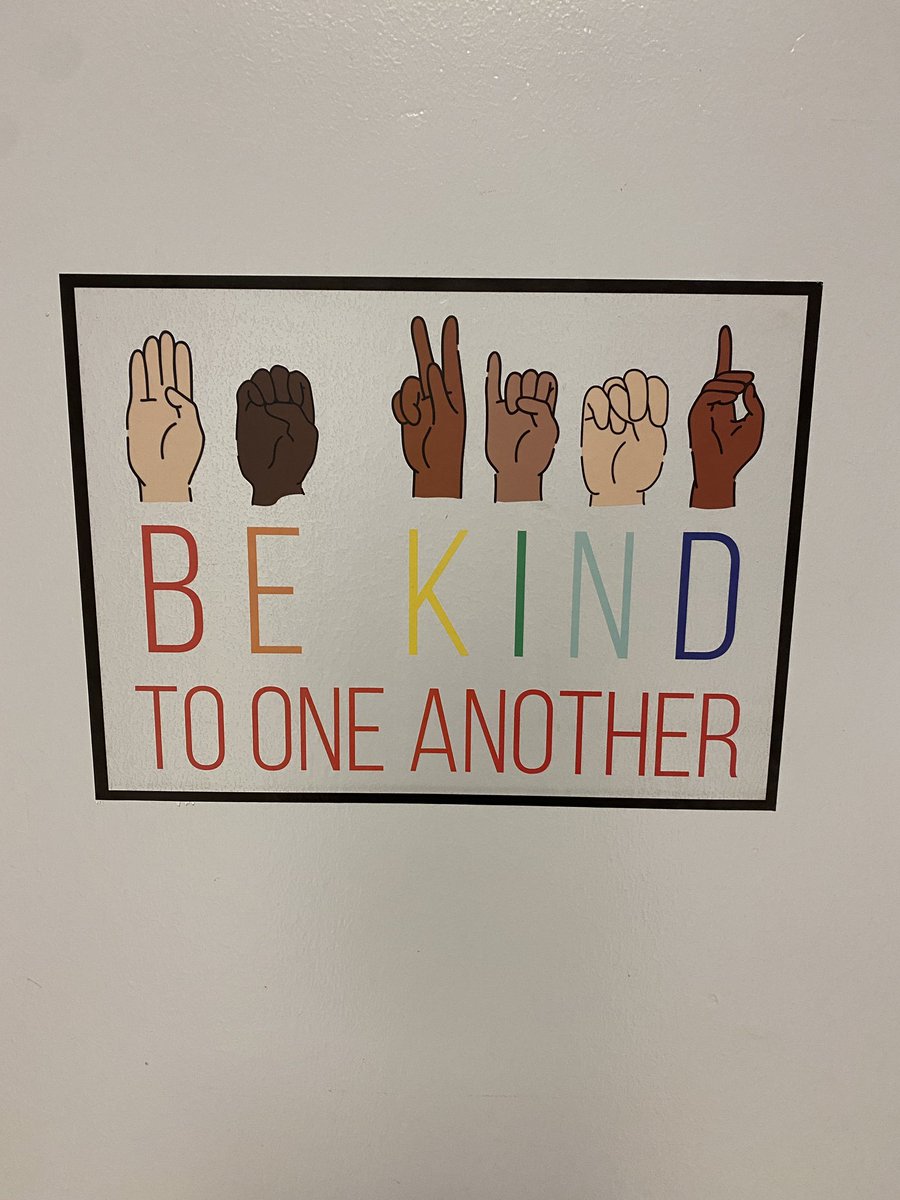 The theme of my room this year! #bekindtoeveryone #3rdgrade @npepanthers
