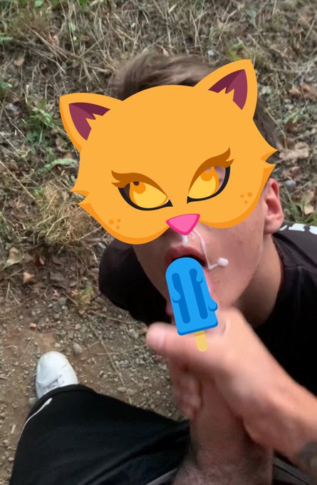 If you wanna see this teen sucking me off in his secret cabin in the woods subscribe now to my OF and