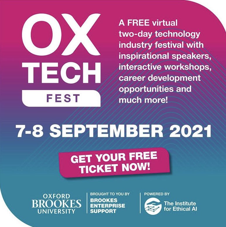 oxford_park's tweet photo. Have you booked your tickets yet? Our @oxford_park customers @PerspectumGroup and @oxbotica are speakers at this awesome Tech event -#OxfordsKnowledgeQuarter #OxTech #FreeFestival https://t.co/kKGfapi59M
