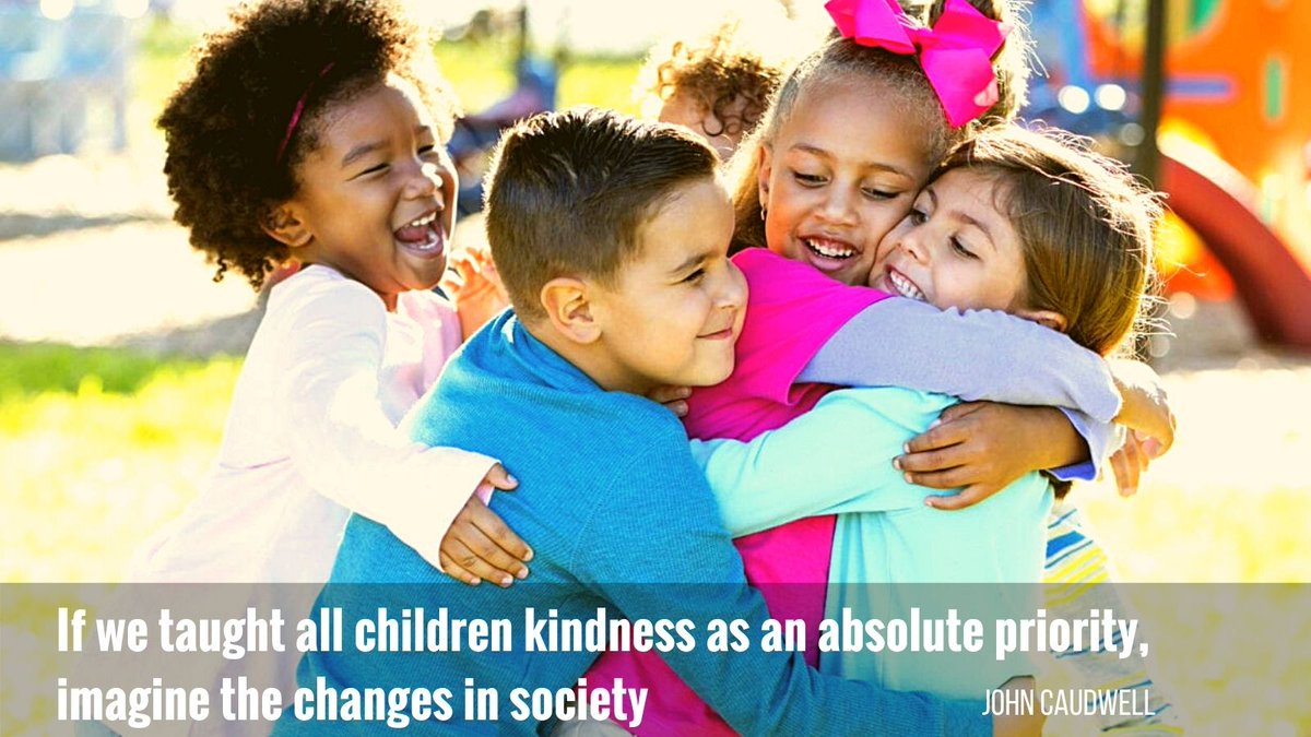 Kindness is the solution to so many problems. Greed, racism, prejudice, violence. 

I'd like kindness to be part of the national curriculum. If we taught all children kindness as an absolute priority, just imagine the changes in society. RT if you agree.

#WednesdayWisdom #quote