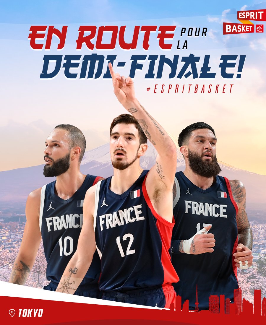Caisse_Epargne's tweet photo. 🏅La Caisse d'Epargne est très fière d'accompagner les équipes de France de #Basketball et de #Handball depuis 2014. 
Place à 4 matchs qui vont nous faire vibrer à Tokyo !  

Merci pour toutes ces belles émotions à venir 🎉

 #VousEtreUtile https://t.co/uWC4OepxqK