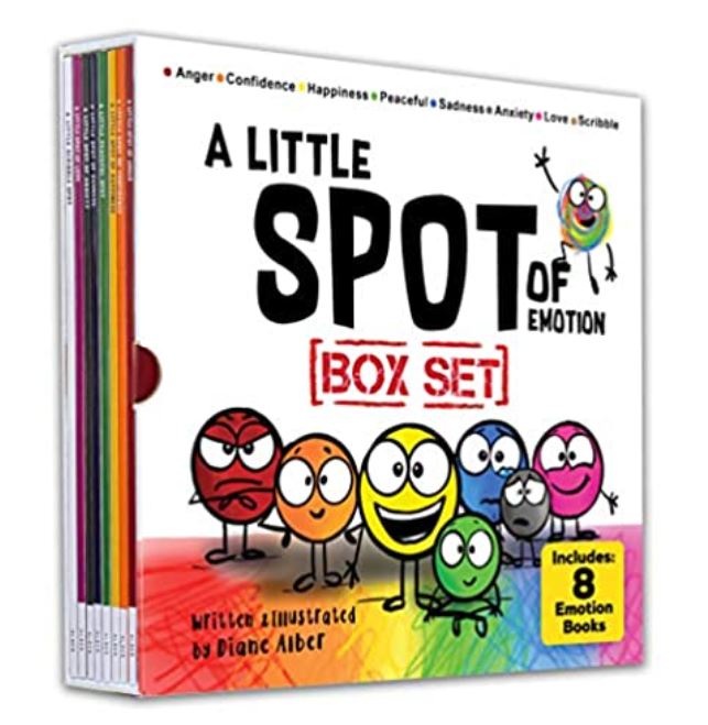 Book Recommendation: A Little Scribble Spot by Diane Alber is a great book for helping kids understand how they are feeling. Listen to the read aloud here: conta.cc/3iTBFui 
If you like this book you can also check out Diane's other emotion books!