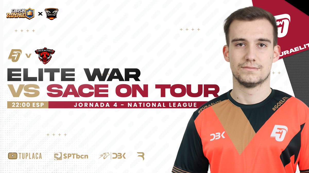 #ClashRoyale | ¡Vaya PARTIDAZO se nos viene esta tarde en @NationaLeague_! 

Nuestros chicos intentarán sumar una nueva victoria que nos asiente en la parte alta de la clasificación. 

⏰ | 22:00h
🆚 | <a href="/sace_tour/">Sace On Tour</a> 
🏆 | J4

📺 twitch.tv/National_TV

#PuraÉlite #RoadToTorrelavega