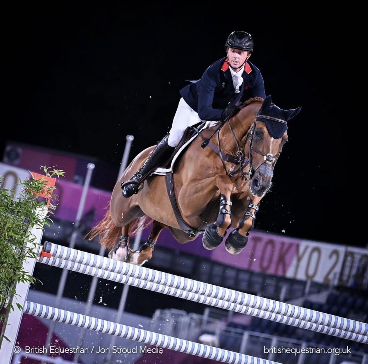 BenMaher1's tweet photo. No words can describe this feeling! Olympic Champion🥇Thank you Explosion💥 and everyone who has been a part of this journey! #Tokyo2020 #EquestrianJumping https://t.co/2NPM7rLgmo