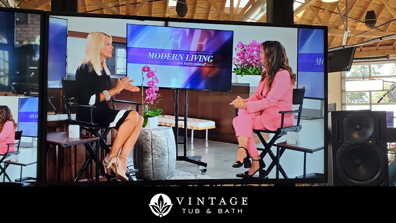 We recently had the opportunity to sit down with <a href="/kathyireland/">kathy ireland</a> and discuss how Vintage Tub can help transform your home into a spa-like retreat. Check out the Facebook Live using the link below &amp; stay tuned for the upcoming segment on @Modern_LivingTV!
fb.watch/7aqiGLDndc/
