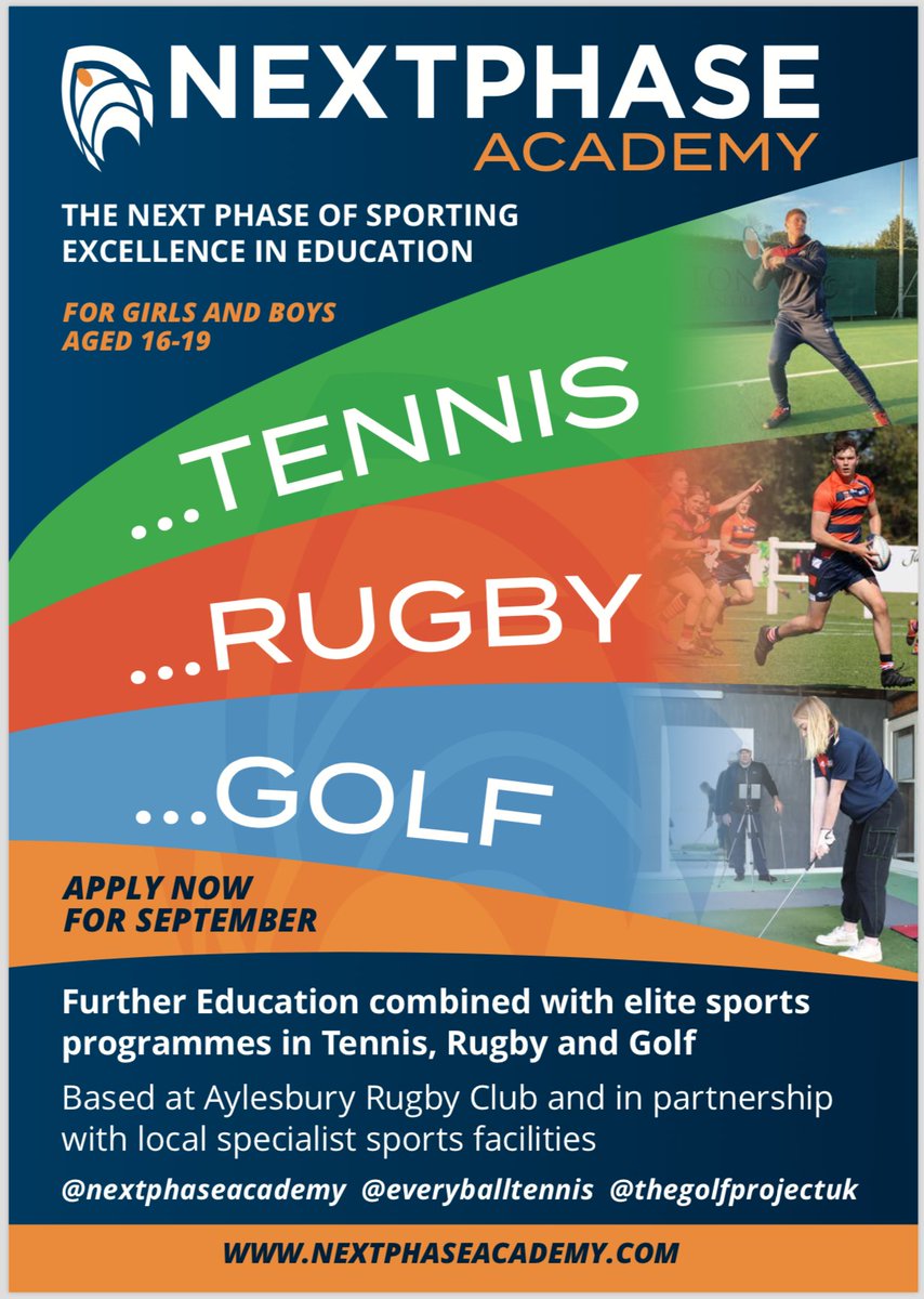 Year 14's will have a Gym Instructor (Level 2) and Personal Training (Level 3) qualifications taught by myself. Please share to anyone who is leaving college and wants to jump into the fitness industry and gets to train as an athlete in Tennis, Rugby or Golf! Fully funded course!