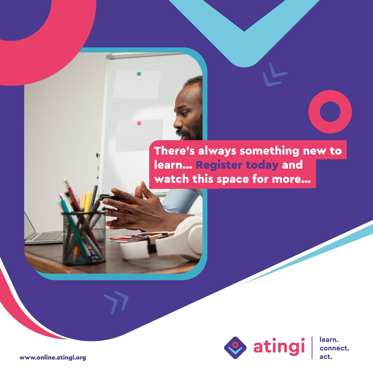 atingi_Rwanda's tweet photo. There's always something new to learn... Register today and watch this space for more. https://t.co/V04FMpIZh2

#LearnConnectAct https://t.co/KOWR8mZqKx