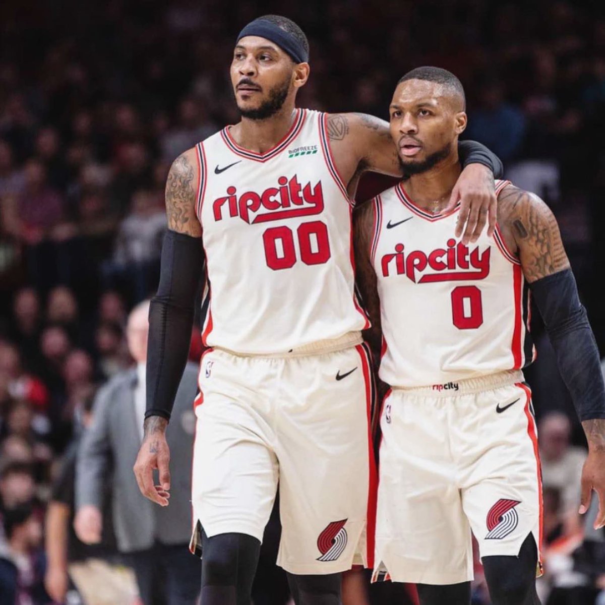 carmeloanthony's tweet photo. Thank you Portland, for letting me love the game of basketball again. Thank you for welcoming me into your community, and supporting me both on the court and in your city. These two years were some of the most important ones of my career, and for that I’ll always be grateful. https://t.co/GBoVA52Tnm