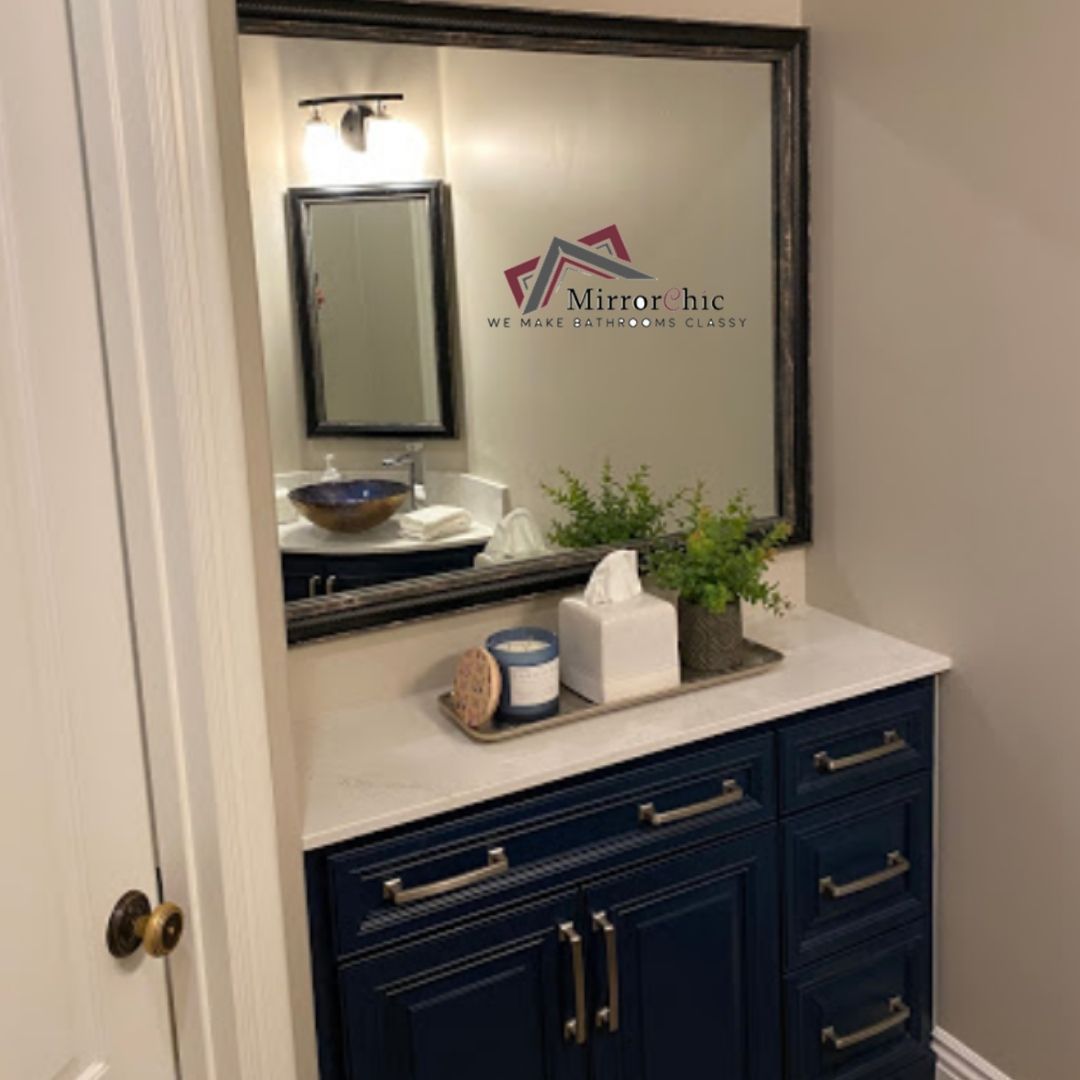 MirrorChic's tweet photo. Our custom mirror frames eliminate the stresses of installation. We have a wide collection of beautiful mirror frames that will add class to your bathroom and can be installed in no time!

Call 800-311-2163
https://t.co/xCmRrxO0Vd
.
 #mirrorchic.frames #commercial #builders https://t.co/dt42AVYa4N