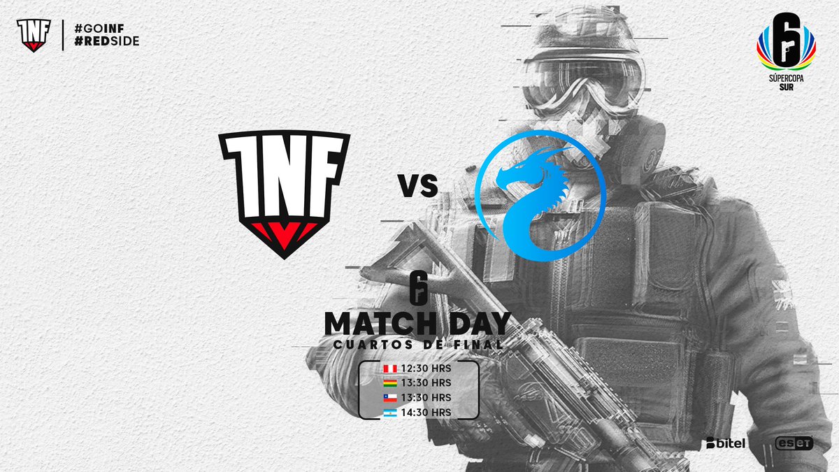 Infamous_GG's tweet image. De nuevo es miércoles de la #CopaSuR6 de @R6esportsLATAM 👀
Hoy nos enfrentaremos a @LeviatanGG en busca de un pase a la Semifinal del torneo 👊

¡Nos vemos en una hora!
➡EN VIVO:
twitch.tv/rainbow6latam