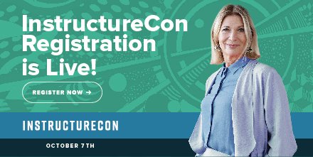 Instructure's tweet photo. Registration is now open! Check out the agenda and sign up to attend our FREE, fully online professional learning event for educators and edtech users. #InstructureCon #InstructureCon2021 #CanvasFam #CanvasLMS 
https://t.co/48itvKrajj https://t.co/HYEL8e5L2j