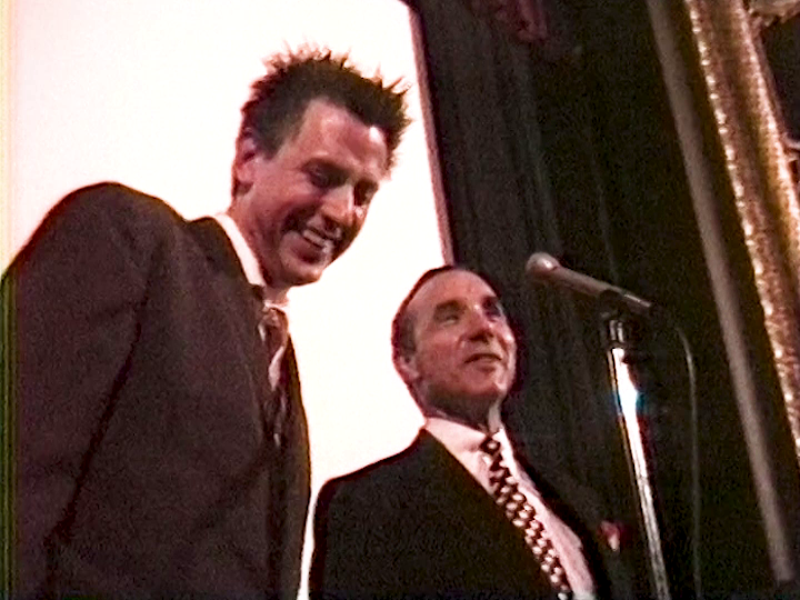FantasiaFest's tweet photo. ⏪ To celebrate our 25th anniversary and tonight's special screening of @SuicideSquadWB, enjoy this #throwback footage of @JamesGunn's first appearance at #FantasiaFest back in 1997, when he presented TROMEO AND JULIET alongside @lloydkaufman! 👉🏼https://t.co/voS5ov2Gls https://t.co/EkeinA62qH