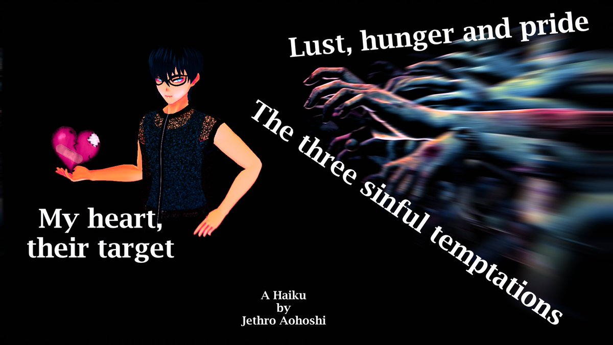 JethNova's tweet photo. I will not fall for these anymore.

This is where I make my stand.

#haiku #Vtuber #ENVtuber #PHVtuber https://t.co/or7qaDcV3H