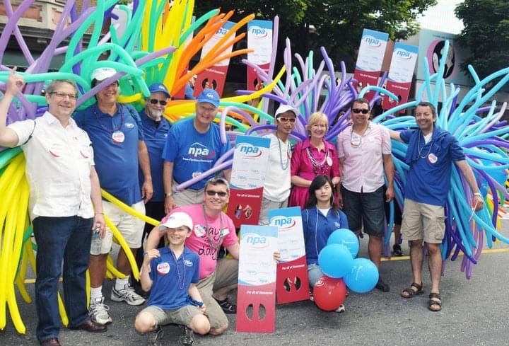 JohnCCoupar's tweet photo. Wow 10 years time flies @NPAVancouver team at #Pride2011 we will be back next year! #Pride2022 https://t.co/PbgIzCCaZX