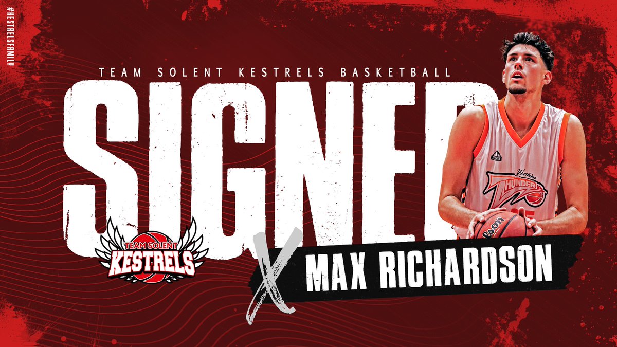 ✍🏼🏀 Max shifts across the south coast. 

#KestrelsFamily #WelcomeMax