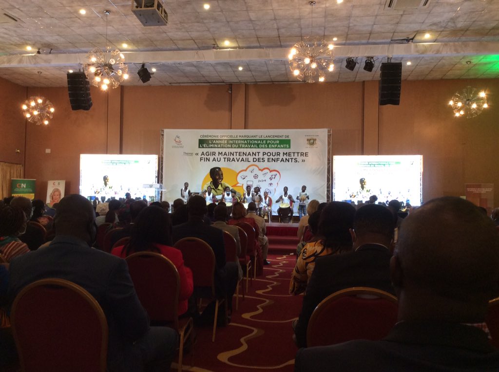 modestekrah's tweet photo. Lancement de l’Année internationale pour l’élimination du travail des enfants en #RCI225 avec pour thème « Agir maintenant pour mettre fin au travail des enfants ». @UNICEF_CIV @altp_guinee @ilo @UEenCI https://t.co/rT06EW0mha