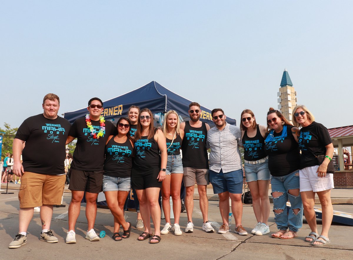 wernerlogistics's tweet photo. Thanks to everyone that stopped by our tent at @mahafestival! We hope you enjoyed the #WernerWheel, meeting our team, learning more about #WernerCareers and grabbing the latest Werner swag! To learn how you can get involved with #TeamBlue, visit: https://t.co/ZUGpLpacfX! https://t.co/EHXpJPeNqw