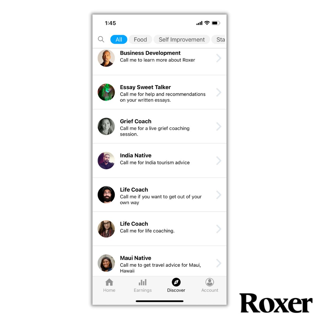 roxer's tweet photo. This is just a peek into some of the services provided on Roxer. What expertise can you provide to your audience?

Start here: https://t.co/IW6JTpqtQW #roxer #roxerapp #monetizeyouraudience #lifecoach #expert #gig #gigeconomy #freelancer #freelance #makemoney #workfromhome https://t.co/uxUXYM063R