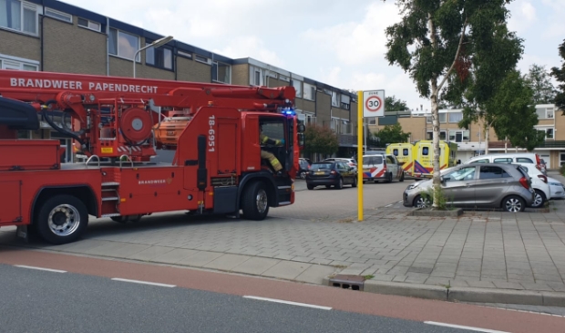 Brandweer, politie en ambulances ingezet voor reanimatie Alblasserdam