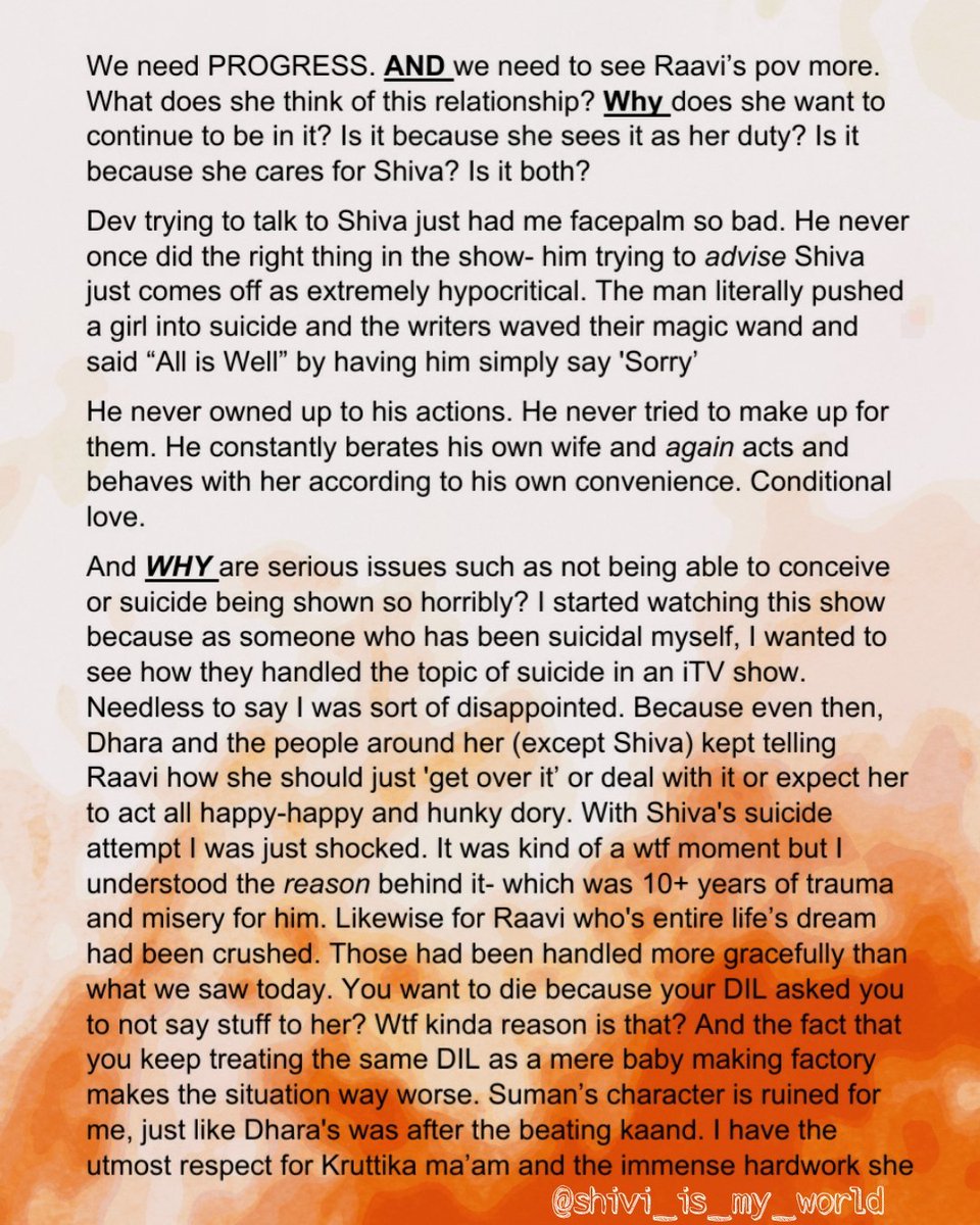 SrushtiOza's tweet photo. Repost for everyone who said it was hard to read! @freebird_dimple
#SumanPandya #DharaPandya #RishitaPandya #GautamPandya #DevPandya #RishiDev #GauRa
#ShiVi #ShivaRaavi #ShivaPandya #RaaviShiva #RaaviShivaPandya #RaaviPandya #PandyaStore #iTV #StarPlus #SphereOrigins https://t.co/5zJF17vqRi