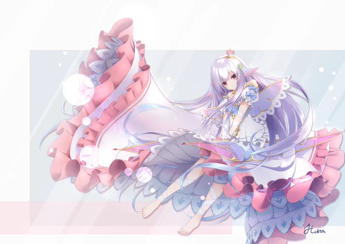 「団長どの～」
ふんわりとネムノキ様です

#フラワーナイトガールイラスト #花騎士 #フラワーナイトガール 