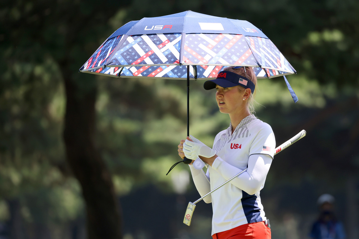 Nelly, Jessica Korda advance to Olympic golf second round in scorching heat