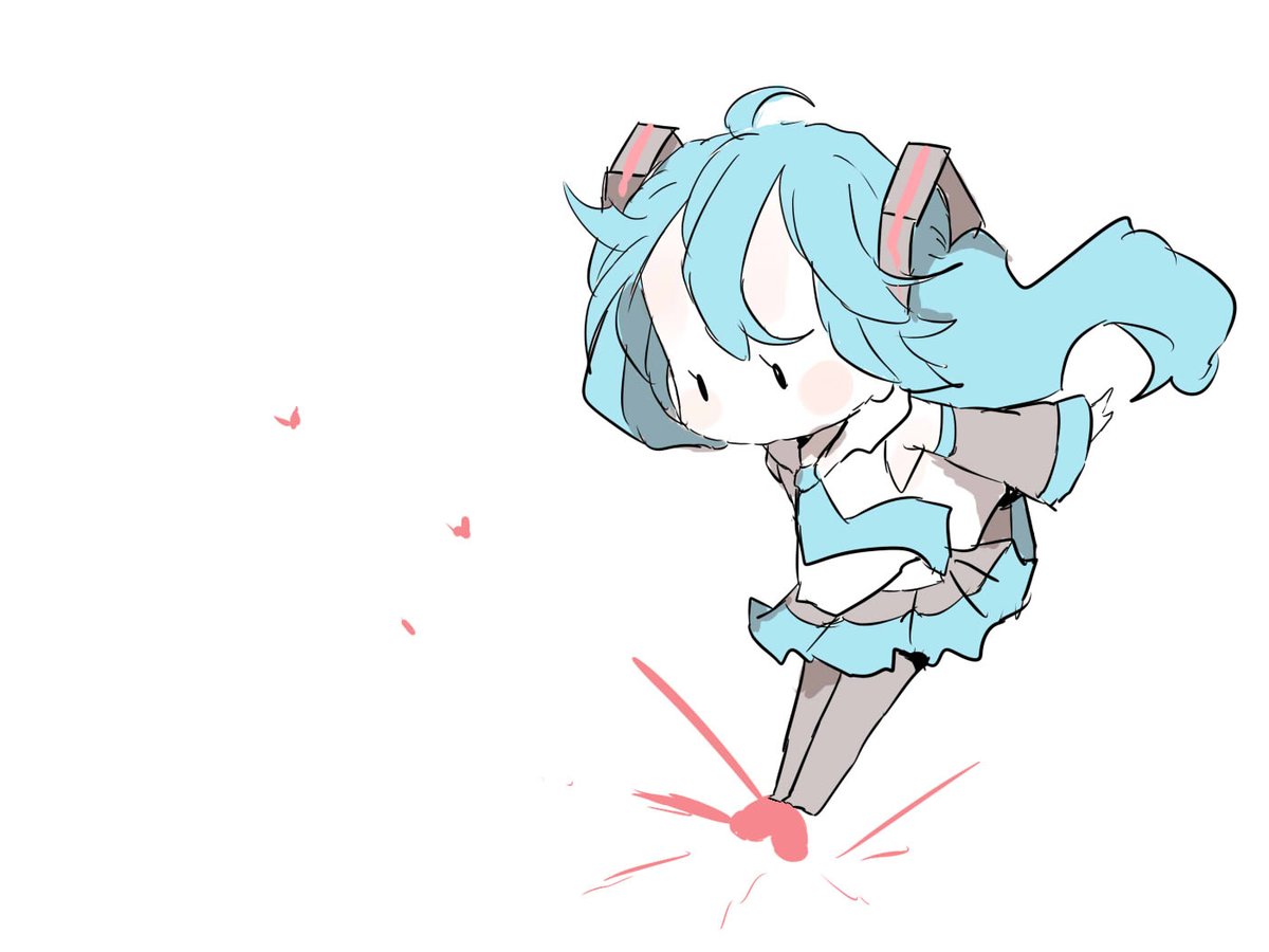 初音ミク 「♥ 」|sakiのイラスト