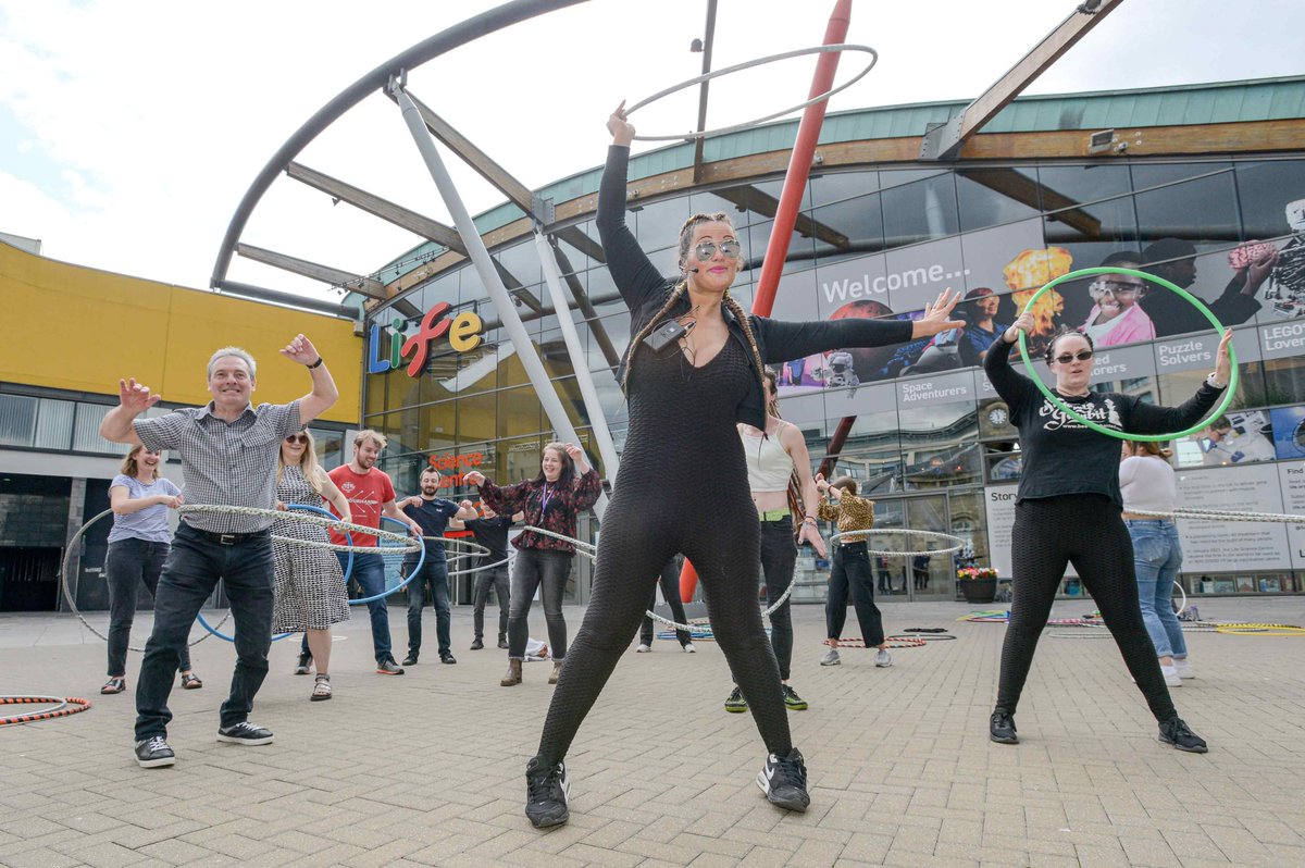 scienceatlife's tweet photo. Thanks to all who celebrated #NationalPlayDay with us today. We are hula-hooped out and very happy about it! 😁🎉

Thank you to Bee-Enchanted Entertainment and Studio for showing us how to hula!

Read more: https://t.co/mgmjruzubP https://t.co/d9DRShDTUs