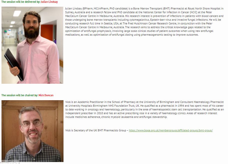 BOPA Committee (@bopacommittee) on Twitter photo The session is on CMV management in allogeneic hematopoietic cell transplantation and our speaker will be <a href="/JulianLindsay_/">julianlindsay_</a> from Sydney, Australia with @NickDun28458375 chairing the event
For more details and to sign up, see link below:
bopa.org.uk/event/my-resea⦠The session is on CMV management in allogeneic hematopoietic cell transplantation and our speaker will be <a href="/JulianLindsay_/">julianlindsay_</a> from Sydney, Australia with @NickDun28458375 chairing the event
For more details and to sign up, see link below:
bopa.org.uk/event/my-reseaā¦