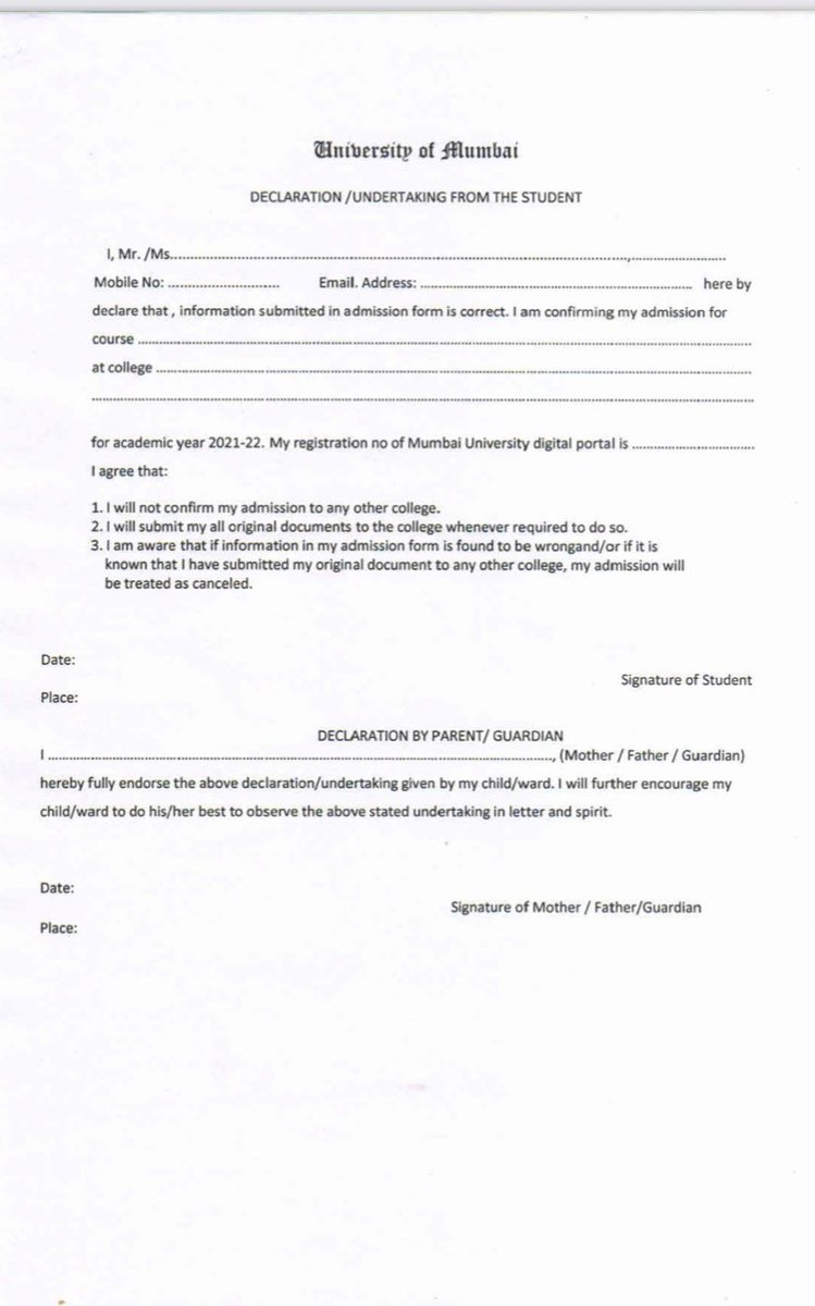 Uni_Mumbai's tweet photo. Circular of Pre Admission Online Enrolment https://t.co/MWzoOeZq0a