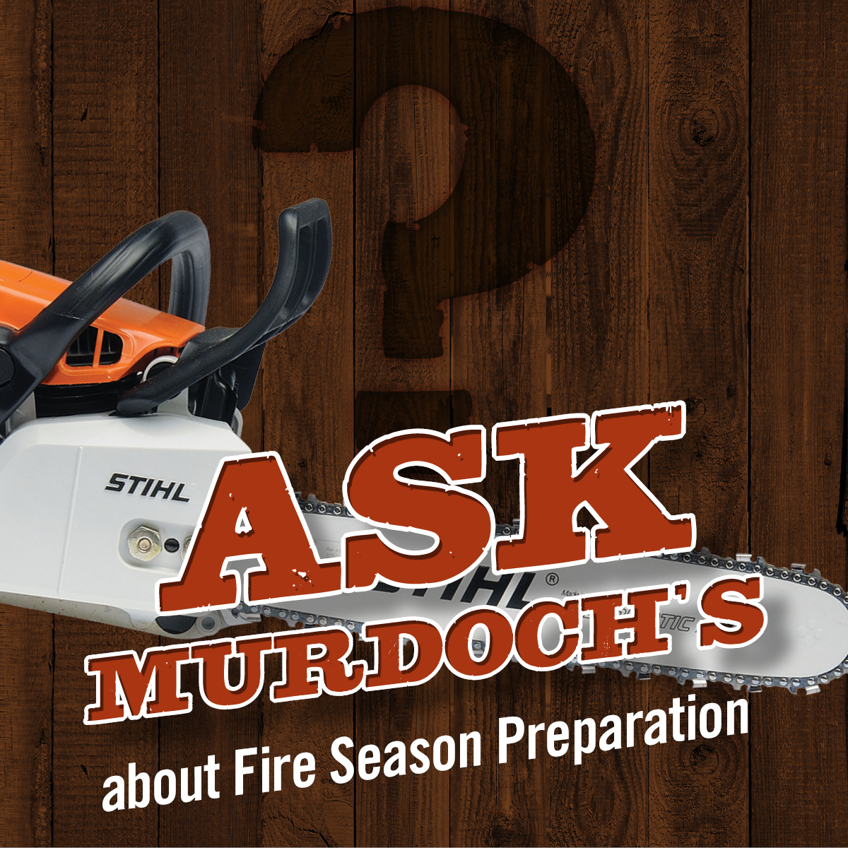 It's never too early to prepare your property for wildfire season. Do you have questions about creating defensible space around your home or keeping your home safe from within? Ask Murdoch's!