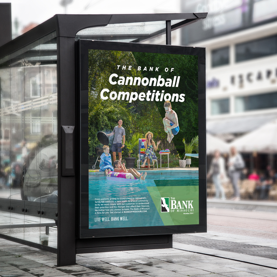 revelads's tweet photo. The bank of first day brave, taco nights, cannon ball competitions, sunset cruises - the list goes on! Check out this value-based campaign we recently launched with the @bankofmissouri . If you look close enough, you may recognize some familiar faces! 😉
#bankofmo #adcampaign https://t.co/LhIW2dyeKd