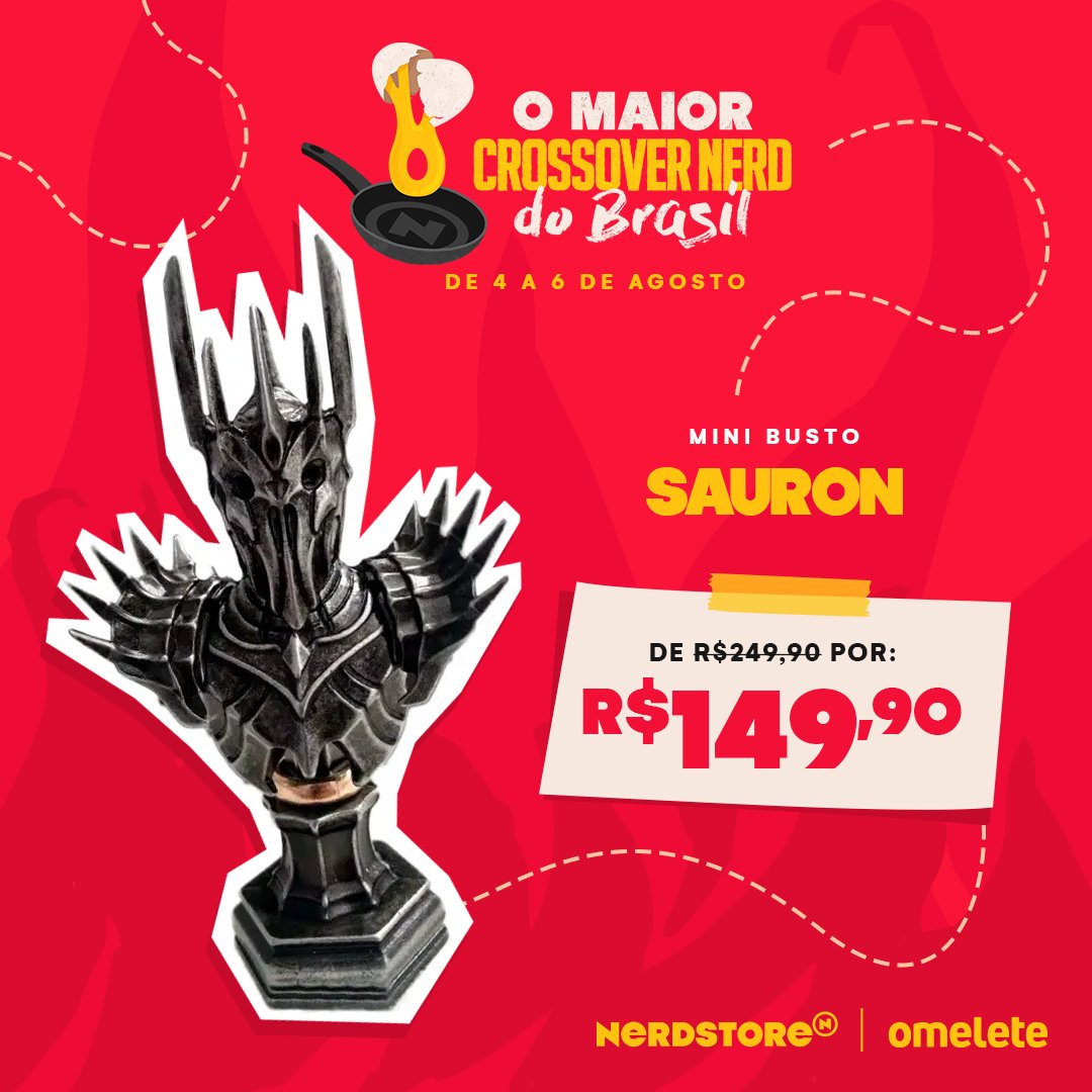 Nerd Daora on X: SOCORROO!!! 🚨🚨🚨🚨 O SAURON, GENTE, É O SAURON