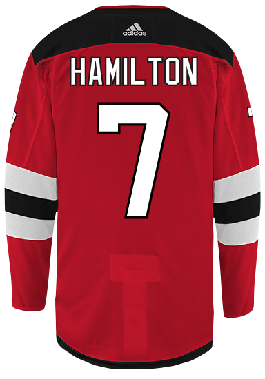 Dougie Hamilton # 7 Of The New Jersey Devils