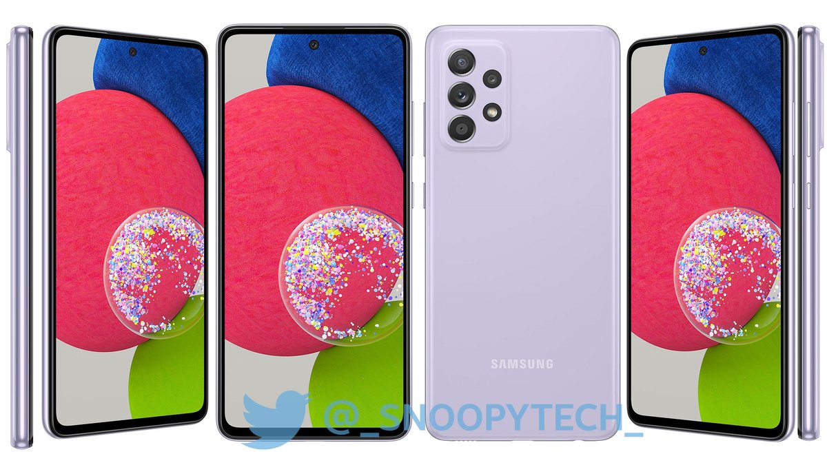 AnandTech15's tweet image. Samsung Galaxy A52s 5G - official render , specifications , exp price &amp;amp; launch date

Snapdragon 778G soc
32mp 🤳
64mp quad rear camera
Awesome white , black , violet &amp;amp; mint
Android 11
128gb rom
September 
€450 (39.4k / $532)

#A52s #GalaxyA52s #SamsungA52s #SamsungGalaxyA52S