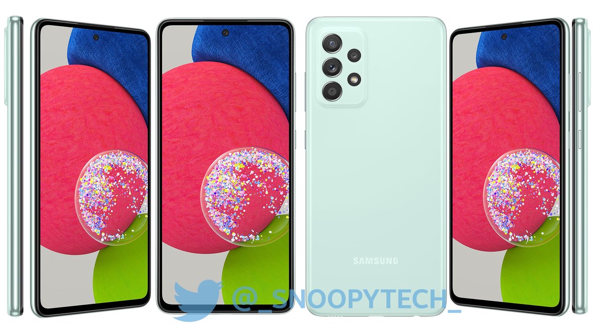 AnandTech15's tweet image. Samsung Galaxy A52s 5G - official render , specifications , exp price &amp;amp; launch date

Snapdragon 778G soc
32mp 🤳
64mp quad rear camera
Awesome white , black , violet &amp;amp; mint
Android 11
128gb rom
September 
€450 (39.4k / $532)

#A52s #GalaxyA52s #SamsungA52s #SamsungGalaxyA52S