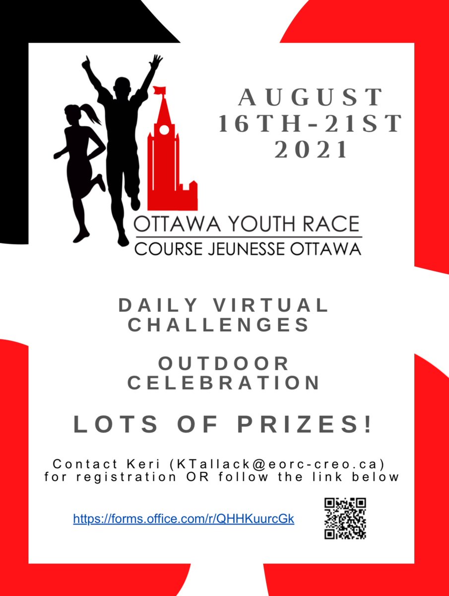 Reminder! 🔊 Register today for OYR! Awesome prizes to be won! Celebrate your win at our wrap up BBQ! 😋 🏆 🏃🏾‍♀️