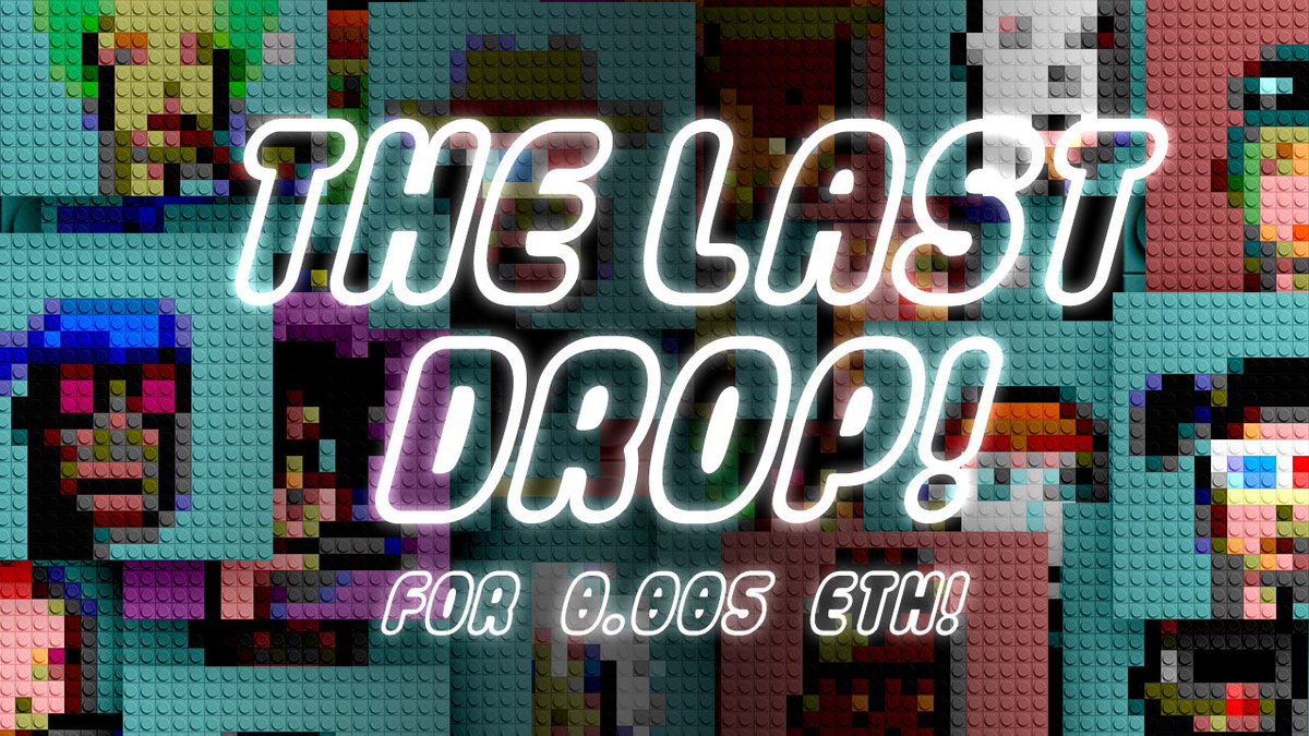 PunksBrick's tweet image. 🔥⚡️THE LAST DROP⚡️🔥

It’s been a crazy ride. The #nftcommunity has been changing A LOT since we’ve started. So… Let’s do something crazy. Our floor DROPS for the LAST BATCH…

🔥🔥 0.005 ETH for 50-75!  Get YOURS NOW! 🔥🔥
opensea.io/collection/bri…

#nft #nftcollectors #altpunks