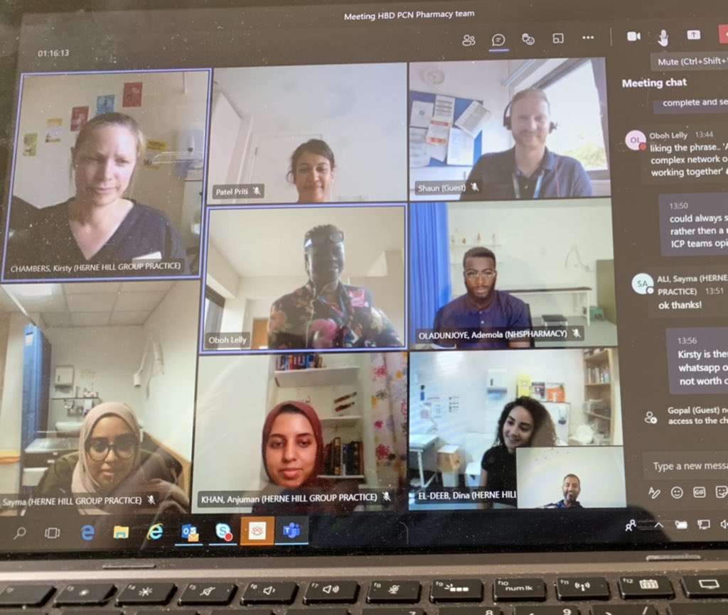 Gopal Ladva (@gopalladva) on Twitter photo Great session with <a href="/LellyOboh/">Lelly Oboh</a>, Shaun, Priti (<a href="/GSTTnhs/">Guy's and St Thomas'</a> ICP pharmacy team) & HBD #pcn pharmacists <a href="/ChambersofLDN/">Kirsty Chambers 💙</a>,Ade, Sayma, Dina & Anjuman.
Collaborating with pharmacists across sectors to tackle #structuredmedicationreviews for #frail older patients. Great session with <a href="/LellyOboh/">Lelly Oboh</a>, Shaun, Priti (<a href="/GSTTnhs/">Guy's and St Thomas'</a> ICP pharmacy team) & HBD #pcn pharmacists <a href="/ChambersofLDN/">Kirsty Chambers 💙</a>,Ade, Sayma, Dina & Anjuman.
Collaborating with pharmacists across sectors to tackle #structuredmedicationreviews for #frail older patients.